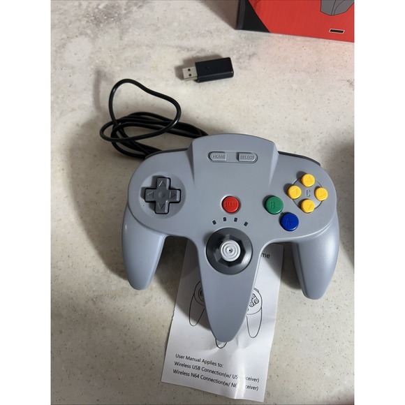 2.4g Wireless Controller 2 Pack N64 Style - Picture 3 of 5